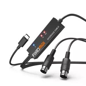 입력이 가능한 USB Type-C MIDI 케이블과 호환되는 to 인터페이스출력 키보드/신디사이저/MIDI 장치와 연동