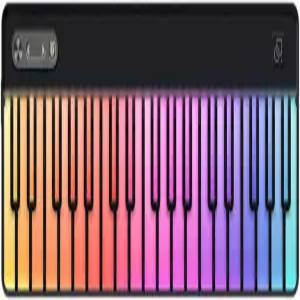 PartyKeys 36키 휴대용 MIDI 키보드 컨트롤러 피아노 스타일 RGB 라이트 최대 확장 가능한 모듈러 디자인