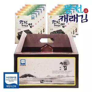 [프레시데이][9/17일부터 순차출고]원초듬뿍 고급 광천김 재래김 전장김 선물세트 (10봉)