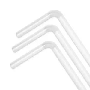 7x250mm 투명 롱 자바라 빨대 카페 일회용 테이크아웃 주름형 스트로우 1박스 8000개