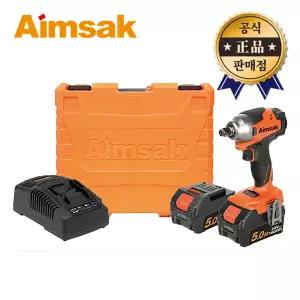 아임삭 충전임팩렌치 BL22Q815 MAX 24V 5.0Ah 2배터리 12.7mm 21.6V 브러쉬리스 충전 임팩트 렌치