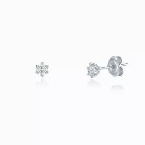 [로이드](마산점)5K 0.2캐럿(0.1ct*2) 다이아몬드 6프롱 귀걸이 LEF24028H
