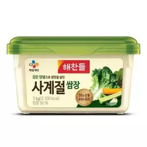 해찬들 사계절 쌈장 1kg 총4
