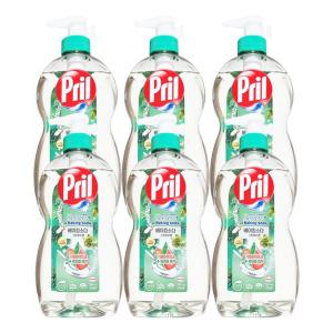 프릴 주방세제 본품 베이킹소다 그린 허브향 700mL x 6개