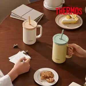 [써모스]써모스 더 콤팩트 스트로 컵앤텀블러 TKHA-600K / 보온병