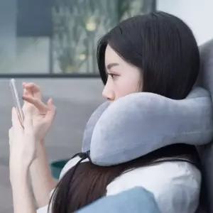 차량용품 여행용 메모리폼 차량 목쿠션 베개 쿠션
