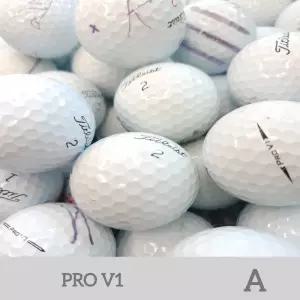 골프공 타이틀리스트 PRO V1 3피스 화이트 로스트볼 10구 (투명케이스...