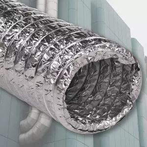스마토 알루미늄 플렉시블 덕트호스 300MMx10M 자바라 주름관 은박호스 호일닥트
