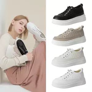올리 제시 퀄팅 키높이 쿠션 스니커즈 6cm(OL-Q100)
