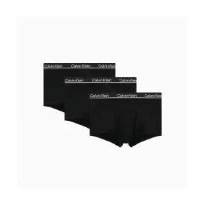 메온셀 CALVIN KLEIN UNDERWEAR 남성 CK 마이크로 플러스 로우 라이즈 트렁크 3PKNP2752O001