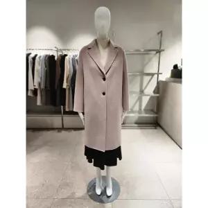 [여주점][NICE CLAUP][나이스클랍] 캐시 혼방 투버튼 핸드메이드 코트 A254MWC953