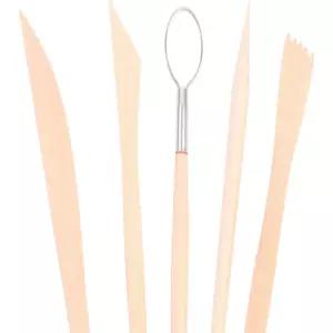 히히힛 점토공예 우드 조각칼 5P 찰흙조각칼