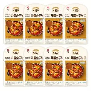 CJ 백설 다담 차돌순두부찌개양념130g x8개