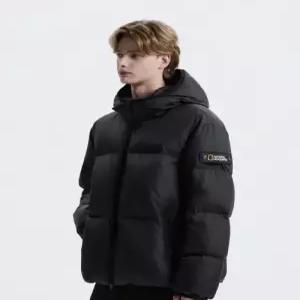 내셔널지오그래픽NATIONALGEOGRAPHIC N254UDW971 에이라 후디 구스다운 점퍼 BLACK