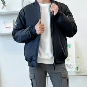 남성 패딩 항공점퍼 블랙 1P 블루종 커플 아우터 점퍼