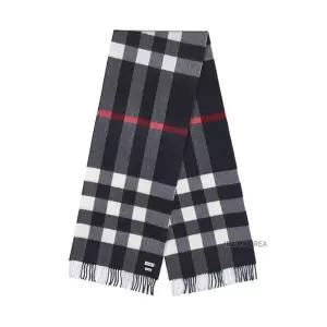 [버버리] FW24 공용 체크 로고 머플러 8077891 MU HALF MEGA CHK CS SC A1222