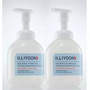 일리윤 세라마이드 아토 버블워시 앤 샴푸 400ml 2입