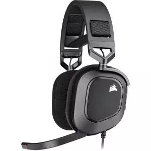 코르세어 HS80 RGB 유선 게이밍 헤드셋 PC용 카본
