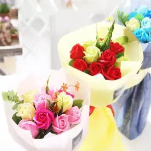 장미10송이 비누꽃 꽃다발 성년의날 부부의날 기념일 선물용