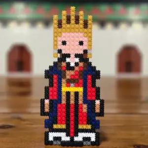 해피브릭 디폼블럭 8mm 선덕여왕 만들기 어린이 역사 학습 한국의왕 DIY 테마 키트