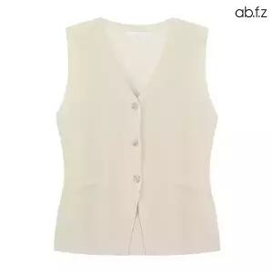 [ab.f.z] 모던 브이넥 베스트 (AFY2QV31A)
