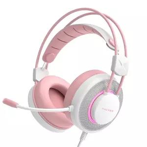앱코 N800 PINK 가상 7.1 진동 게이밍 헤드셋