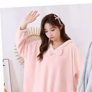 목욕용품 소프트 마사지가운 후드 목욕 가운 ELS120
