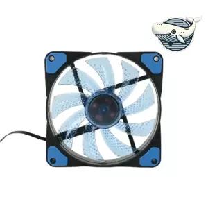 휴대용 접이식LED 블루 팬 쿨러 120mm 컴퓨터 케이스 자세교정 받침