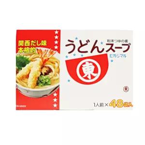 히가시마루 우동스프 우동다시 어묵탕 국물 우동다시 만능스프 혼다시 육수 384g(8gX48)