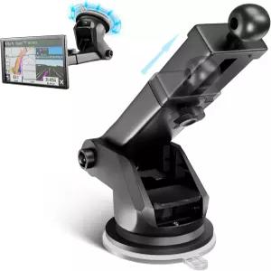 망원경 확장 암이 장착된 가민 GPS 마운트 대시보드 윈드실드 윈드스크린용 교체용 대시볼 홀더 누비 RV