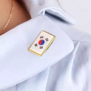 대한민국 국기 태극기 뱃지 태극깃발
