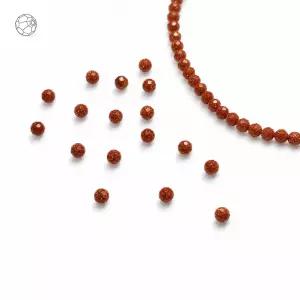 [비즈팩토리] 컷팅 사금석 3mm 원석 팔찌재료 DIY 비즈 만들기재료