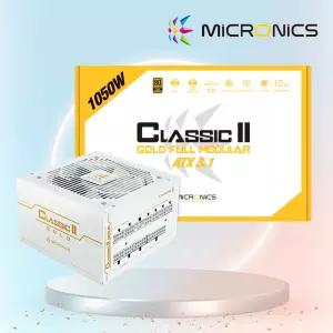 마이크로닉스 Classic ii 1050W 80PLUS 골드 풀모듈러 ATX3.1 파워서플라이 화이트