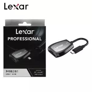 오리지널 렉사 프로페셔널 RW470 USB3.2 Gen1 타입 C 카드 리더 듀얼 슬롯 마이크로 SD 읽기 최대 312MB/s