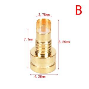 금도금 구리 MMCX 암 잭 납땜 와이어 커넥터, PCB 마운트 핀 IE800 DIY 오디오 플러그 어댑터