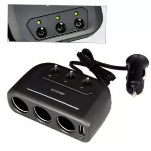 12V24V겸 시거잭 USB 스위치3구 멀티소켓 자동차용품