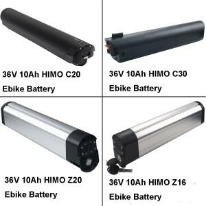 접이식 전기 자전거 리튬 이온 배터리 36V 10Ah 48V 10Ah 전기 자전거 리튬 배터리 HIMO C20 C30 Z16 Z20 ZB20