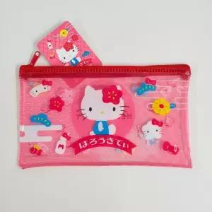 산리오 헬로키티 일본풍 PVC 파우치