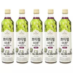 쁘띠첼 미초 청포도 900ml 5개