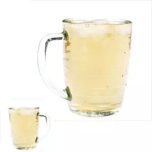뮤 유리잔 물컵 맥주잔 글라스락 460ml 찻잔