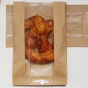 [50매] 투명창 종이봉투 대형 제빵 쿠키 다과 포장재