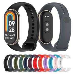 Xiaomi Mi Band 10/9/8 NFC 스마트 팔찌 손목 밴드용 실리콘 스트랩