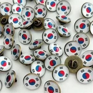 태극기 뱃지 태극기 배지 선물용 국경일 기념품 한국-WFPYIZT