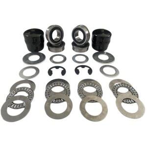 DEEG 8 PCS 9040H 프론트 휠 부싱을 베어링으로 변환하는 키트 | CRAFTSMAN HUSQVARNA SEARS AYP POULAN JONSERED WEED EATER ROPER MURRAY NOMA 91334 491334를 대체합니다MA - OEM 업그레이드