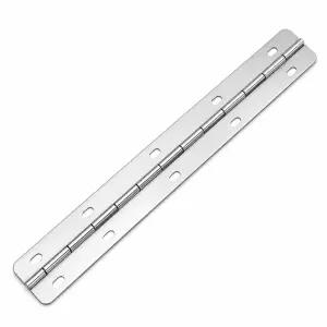 304 스테인리스 광택 롱 스트립 피아노 경첩 6인치 1mm 개별판매