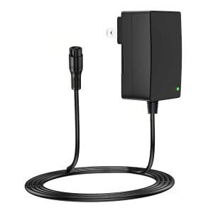 24V 1.5A 교체용 충전기 RAZOR MX350 더트 바이크 전기 스쿠터 배터리 E100 E200 E300 MX400 로켓 모페드 쿼드 포켓 모드 오토바이 3구 어댑터와 호환됩니다