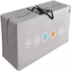 야외 쿠션 보관 가방 방수 엑스트라 48인치 L x 16인치 W 22인치 H 대형 파티오 가구 손잡이와 지퍼 포함