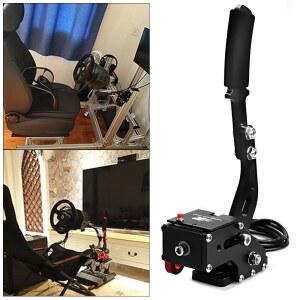 PS4 PS5 PC 알루미늄 USB 핸드브레이크 3색 SIM 자동차 레이싱 게임용 G29 스틸 PC 윈도우용 액세서리 없음