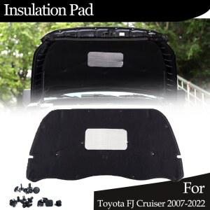 Toyota 호환 호환 FJ Cruiser 2007 2022 용 전면 엔진 후드 절연 패드 방음 매트 커버 폼 내화성