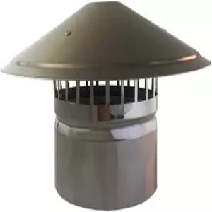 VSKXFDDB 스테인리스 스틸 굴뚝 카울 방수 원형 캡 레인 커버 새장 가드 보호 엔드 200mm
